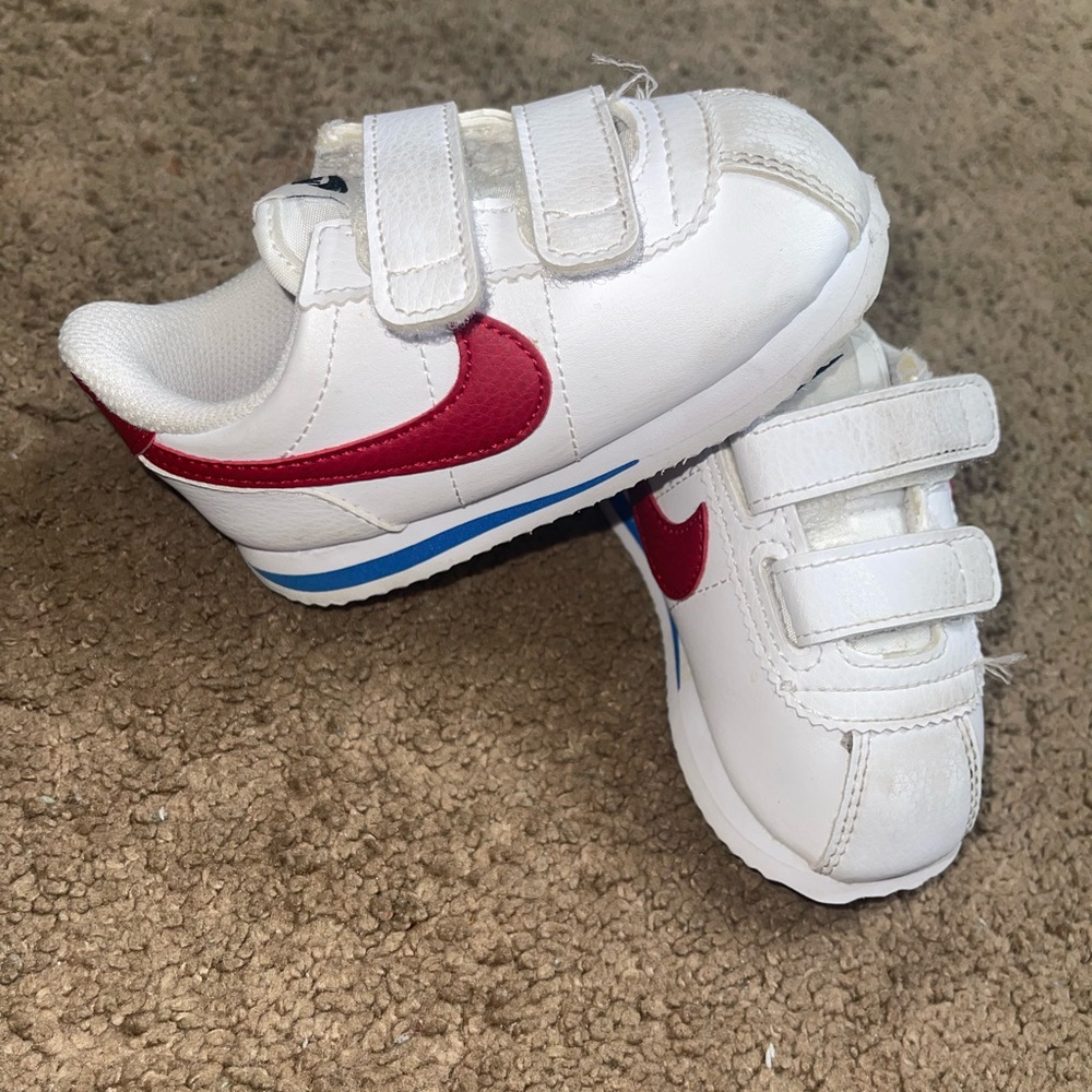 COPY - Velcro Nike Cortez❤️🤍💙